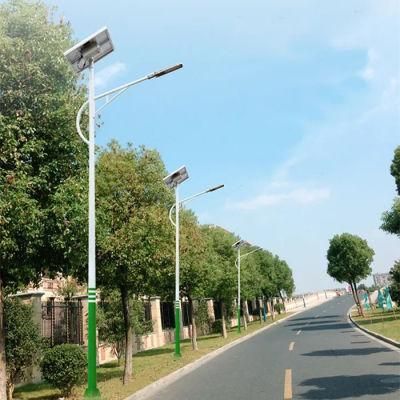 Uganda 9m 40W 50W 60W 80W High Power LED Split Solar Street Light Energy Saving &gt;80000hours Outdoor Lighting Solutions