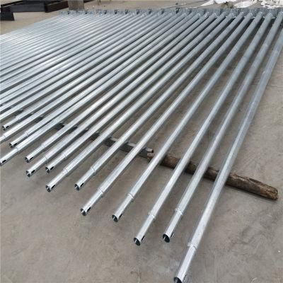 8m, 10m, 12m 13m 14m Galvanized Steel Electric Pipe