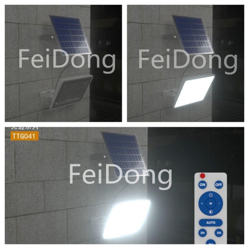 High Quality Durable LED Solar Flood Lights Special Outdoor/Indoor Dusk to Dawn with Remote Control Floodlight