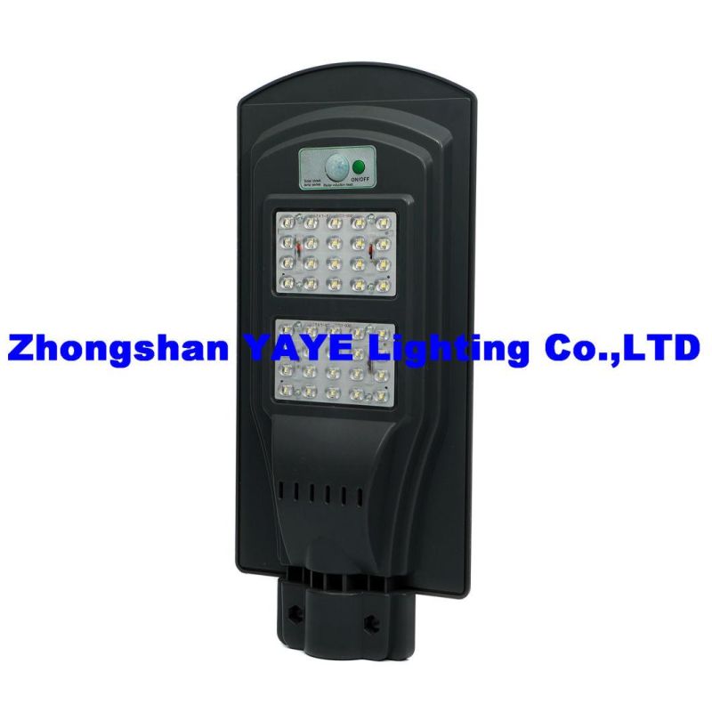 Yaye 18 Hot Sell Low Price High Quality 50W 100W 150W Waterproof IP67 Outdoor All in One Integrated Solar LED Street Light Garden Road Lamp with Motion Sensor