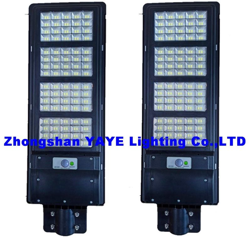 Yaye 2021 Hot Sell 150W Outdoor All in One Solar LED Garden Road Street Light with 1000PCS Stock/Radar Sensor/Remote Controller/ 3 Years Warraty