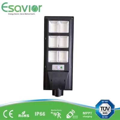 Esavior 90W All in One LED Solar Light 213 for Pathway/Roadway/Garden/Wall Lighting