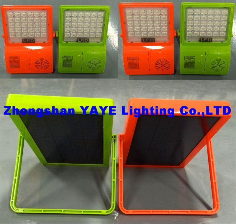 Yaye 2021 Factory Price 25 Watt Solar LED Bluetooth Light/ USB Solar LED Flood Light