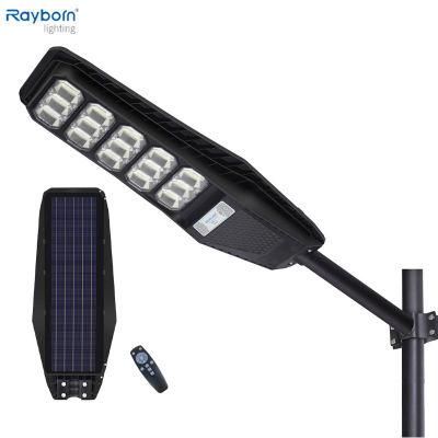 Commercial LED Solar Street Light Fixtures 200W 300W LED Solar Powered Street Light All in One