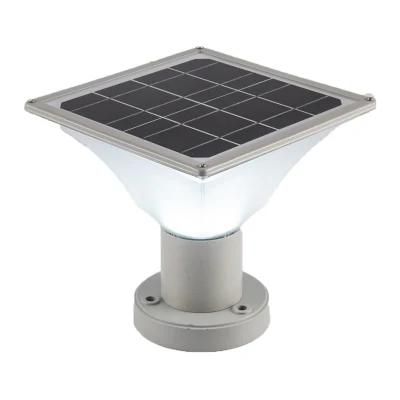 7W Outdoor Waterproof IP67 LED Solar All in One Yard Light, Aluminum Housing Warm White Lighting, Decoration Garden Solar Power Smart Lights