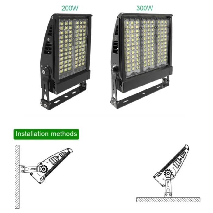 Outdoor Tennis Sport Stadium Luminaires 400W LED Flood Light