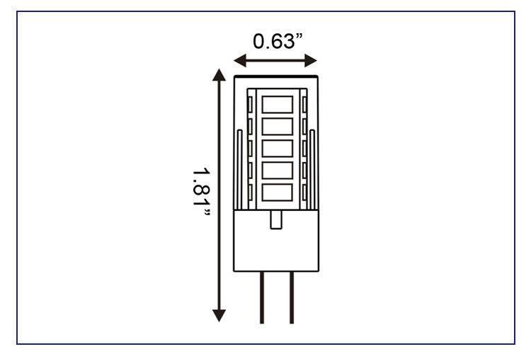 Lt104A4 3W Ceramic Construction Use 12V Low Voltage 2700K-6000K G4 LED Light for Outdoor Landscape Lighting