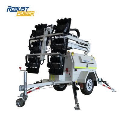 Diesel Generator LED Lamp Mobile Lighting Tower Supplier