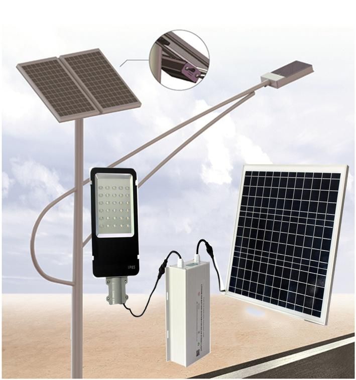 Complete Set Anti-Theft Design Solar Energy Street Light 40W for City Garden Home