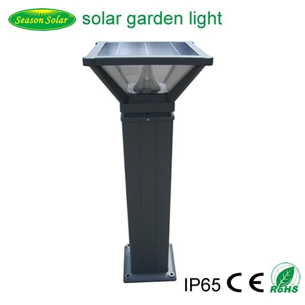 High Power 1m Outdoor Garden Lighting Solar Powered LED Bollard Lamp with Warm+White LED Light