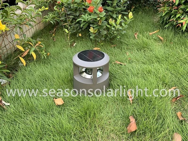 High Power LED Night Bollard Pathway Garden Gate Outdoor LED Pillar Light with Solar &LED