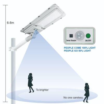 Hot Sale All in One IP65 Waterproof 40W 60W 80W 100W 120W 180W LED Solar Light for Street