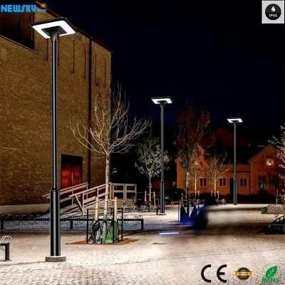 Flickering UK Tall Gate Pillar Eastern Lantern Solar Bright Panel Lamp