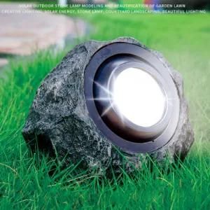 Simulating Stones Solar Light Path Lawn Garden Decoration Light