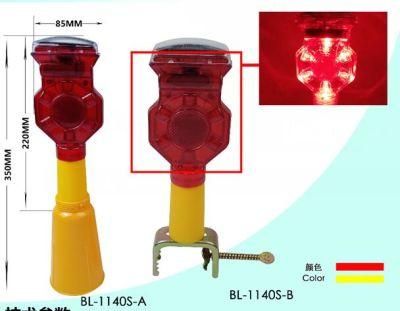 Traffic Safety Strobe Solar Flashing LED Road Warning Light