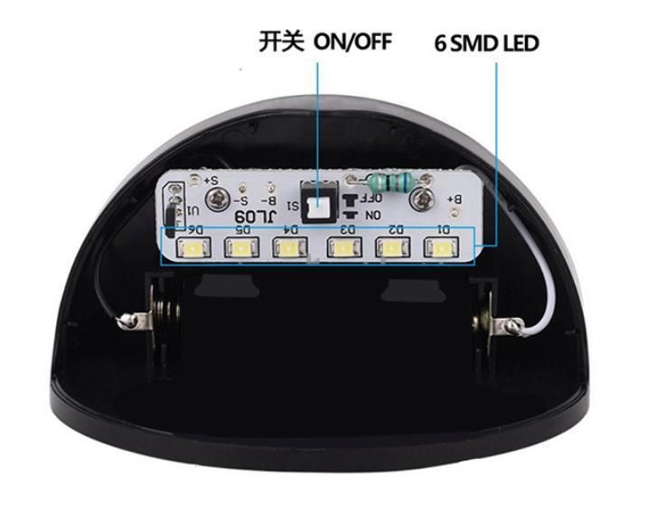 Factory Price Supply Outdoor Solar Power Lamps for Fence Stairs