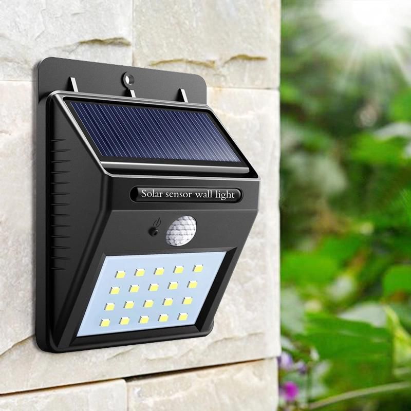 Solar LED Sensor Wall Light