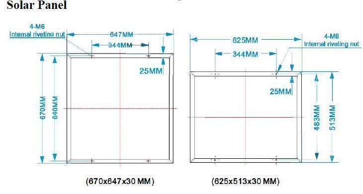 40W Smart APP Control Split Type Solar LED Road Lighting (SNB-40W)