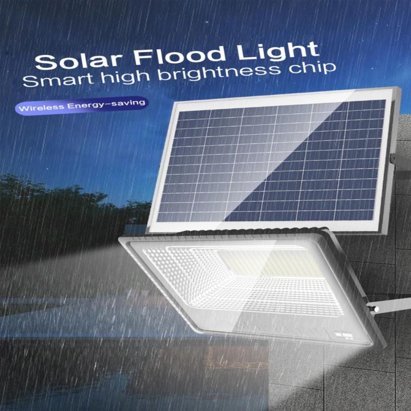 High Lumen Solar LED Flood Light Waterproof IP67 30W 60W 100W 200W Outdoor LED Solar Flood Light for Garde