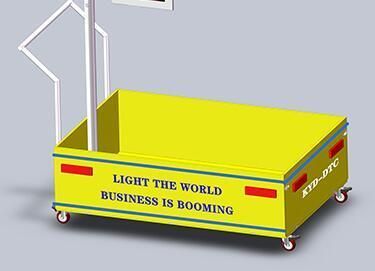 Integrated Multipurpose Removable Booth with LED Solar Lamp Light System 30W for Night Business Man