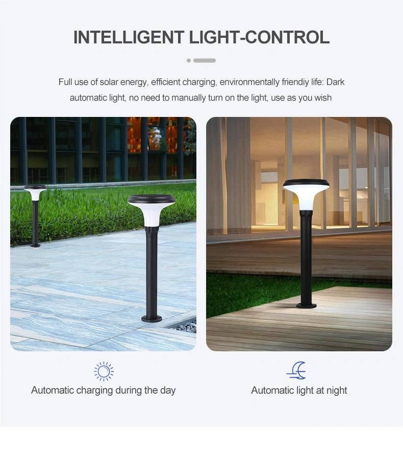 Die-Casting Aluminium Body Decoration Garden Light Solar LED Waterproof IP65 LED Solar Lawn Light