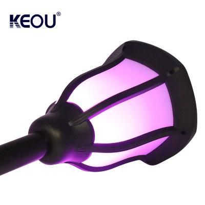 High Quality Outdoor Energy Smart Garden Powered Waterproof IP65 Purple Solar LED Torch Light