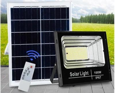 IP67 2 Years 200W LED Solar Floodlight with Remote Control