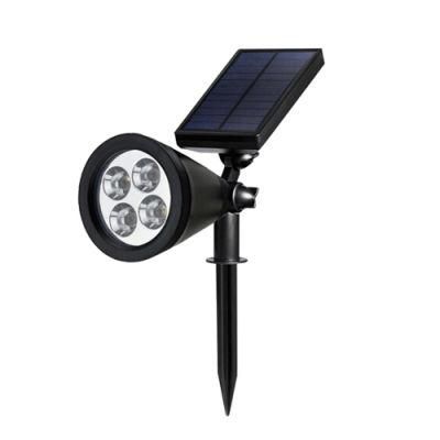 Nsl-04 4 LED Solar Lawn Light 200lm