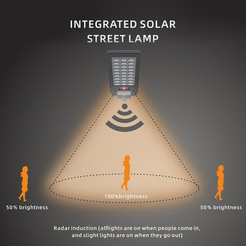 1000W Solar Street Lamp High Lumen Induction Motion Sensor 800W Integrated Outdoor Luminaria Road LED Garden Solar Lights