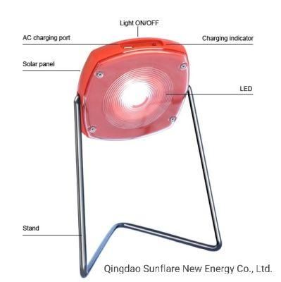 Portable High Quality Solar Power Lamp/Light/LED Lantern for Rural Area