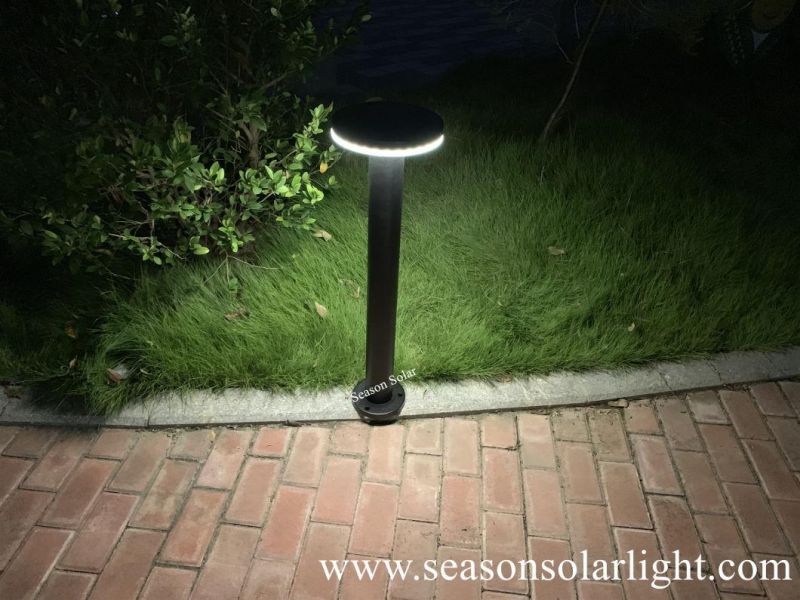 Factory Supply Remote Control LED Lamp Outdoor Solar Garden Lamp with 6W Solar Panel