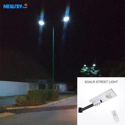 Jd Popular 50W 100W 150W 200W 300W Integrated All in One Solar Street Light with Motion Sensor