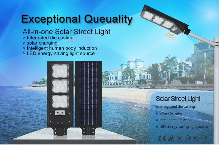 IP65 Waterproof 160lm-170lm/W 60W 100W 150W 200wsolar LED Street Light