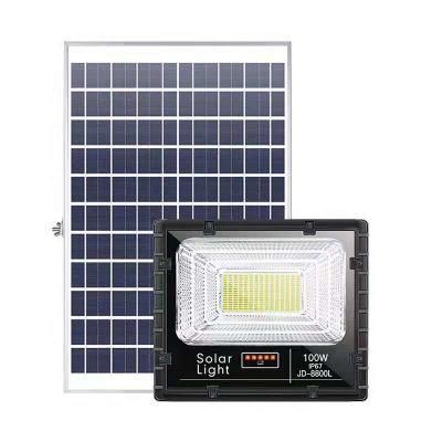 LED Lamp Super Bright Aluminum IP67 Sensor Control LED Solar Flood Lights with Remote Control