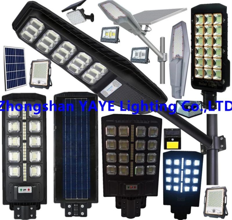 Yaye Hottest Sell Outdoor IP66 Waterproof LED Integrated 300W 400W 500W Motion Sensor All in One Solar Street Light with 1500PCS Stock