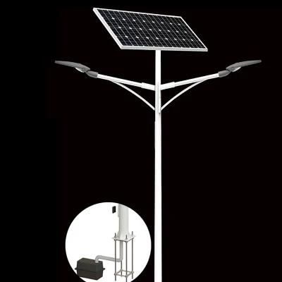 Modern Pathway Landscape Post Street Lamp 5m Double 20W Outdoor LED Garden Lighting Pole Light