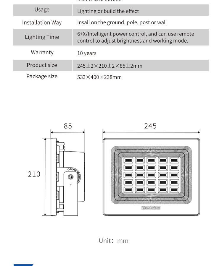 Excellent Quality IP65 50W Garden Outdoor Solar Flood Light 3.0&4.0 Government Project Garden Yard Lighting