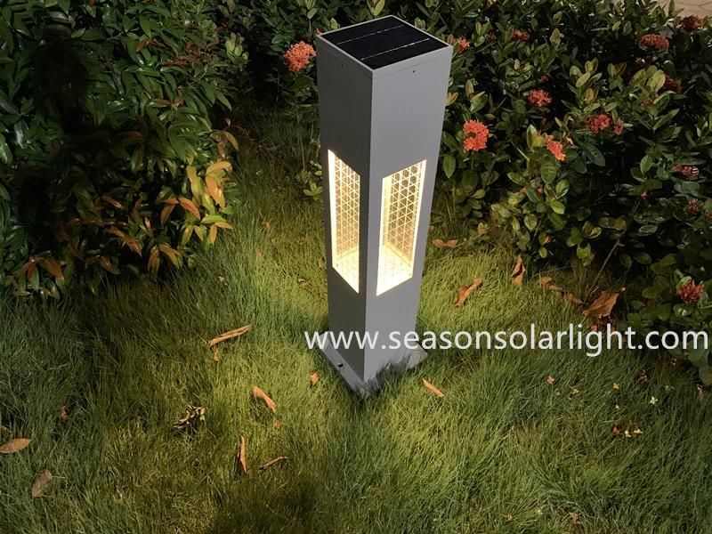 China Lighting Distributor LED Outdoor Walkway Lighting Solar Garden Light with Warm + White LED Lighting