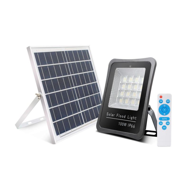 South America Luminar Outdoor Solar LED Flood Light Street Light OEM ODM LED Lamp Panel Light Bulb Dali Controller PIR Sensor 150W Best Solar Light