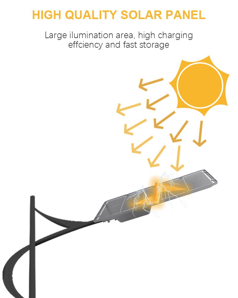 IP65 Outdoor 150lm/W Aluminum Road Street Light 300W 400W 500W Integrated All in One Solar Street Light with 3 Years Warranty