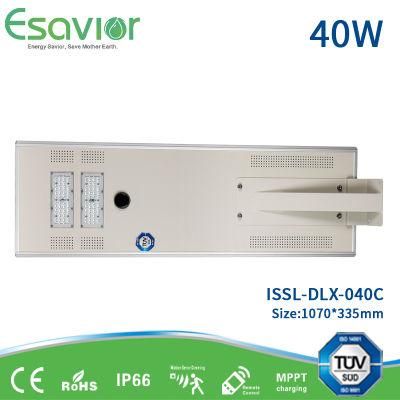 30W/40W/50W LED Solar Street Light Microwave Motion Sensor Outdoor Solar Garden Light