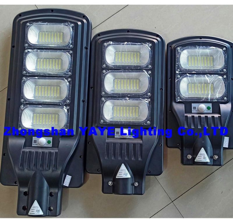 Yaye 2021 Hot Sell 50W/100W/150W/200W/250W/300W Outdoor All in One IP65 Road Integrated Solar LED Street Light