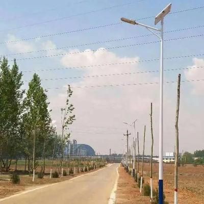 12m Pole 120W LED Light Power with LiFePO4 Battery Split Solar Street Light