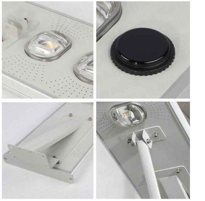 Durable Light Control Infrared Sensor Monocrystal Line Silicon High Brightness Road LED Solar Street Light