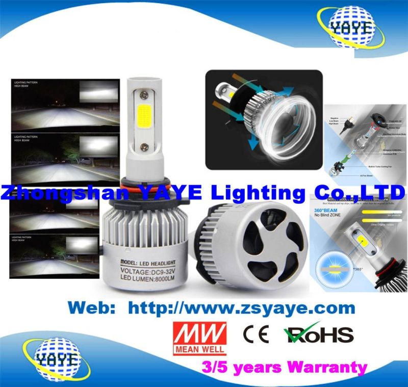 Yaye 18 Hot Sell Competitive Price H1/H3/H4/H7 /9005/H11/H13/9006/9012 Car LED Headlight Light LED Light with 2 Years Warranty