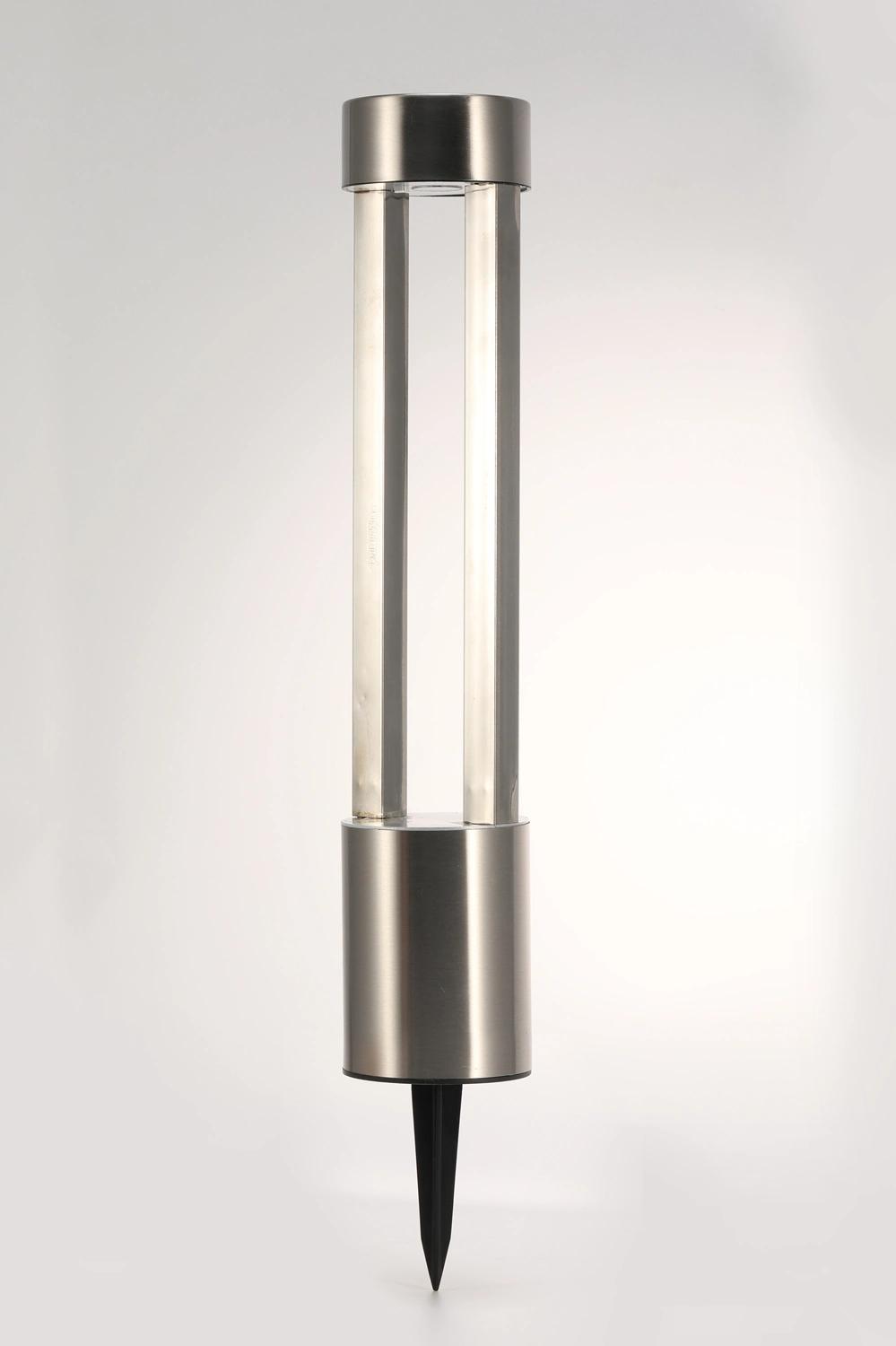 Modern Solar Bollard Light of Stainless Steel