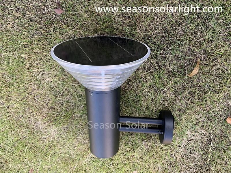 Energy Saving Yard Light 5W Solar Wall Light with Bright LED Light and Solar Panel