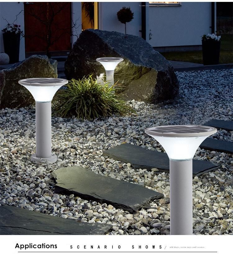 Outdoor Courtyard Light All in One Solar Garden Luminaries