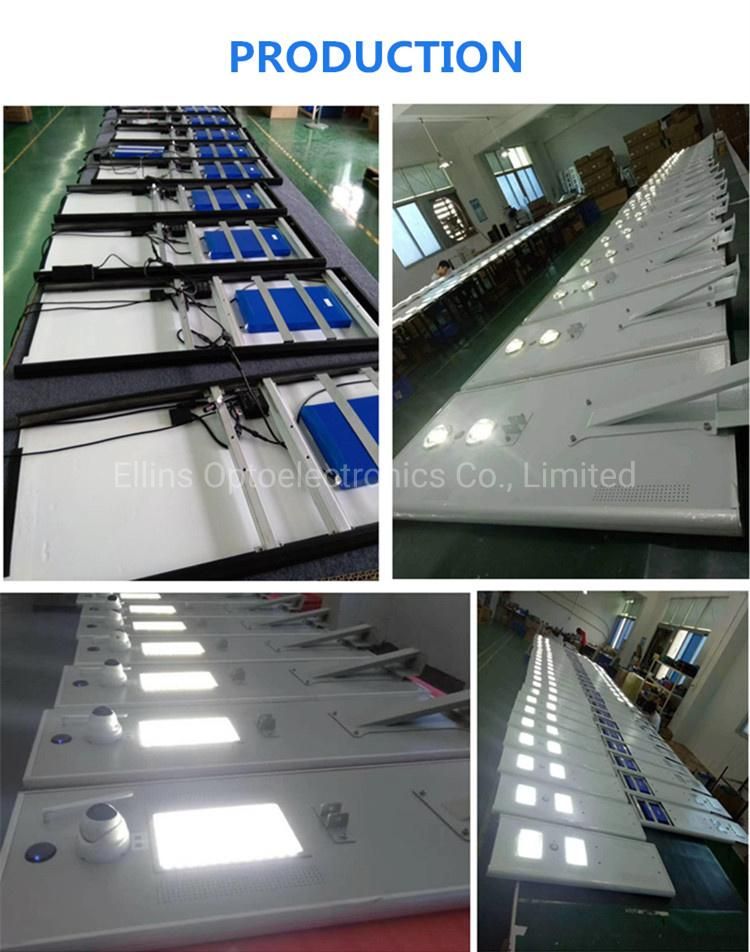 20W 30W Outdoor Solar LED Street Garden Lighting with Solar Panel