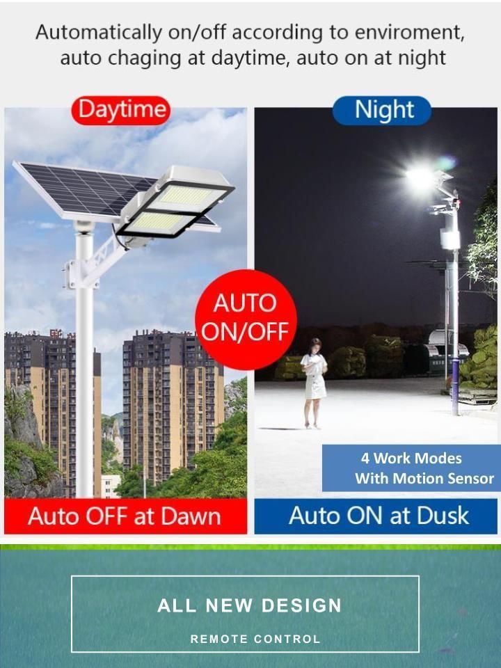 Outdoor Lighting Road Lamp DC 12W/4V Solar LED Street Light 75W 90W 150W 180W 250W 300W